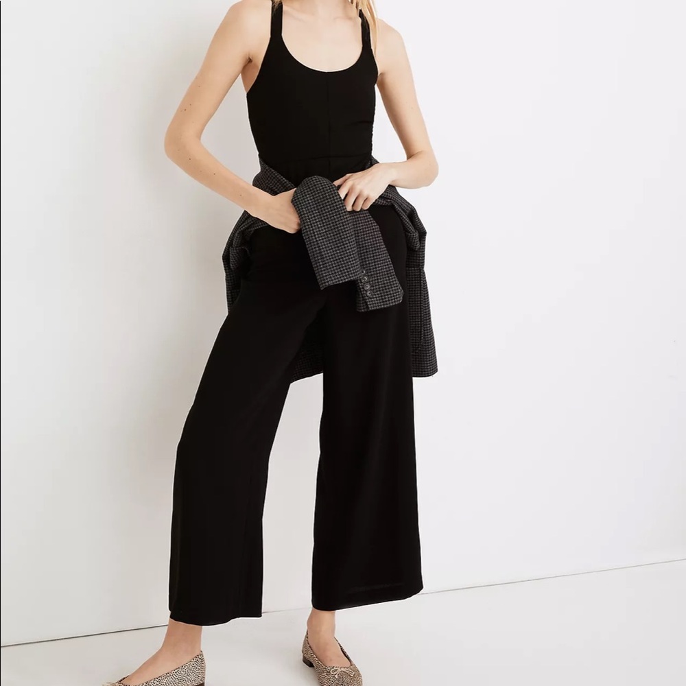 Madewell black jumpsuit petite 4